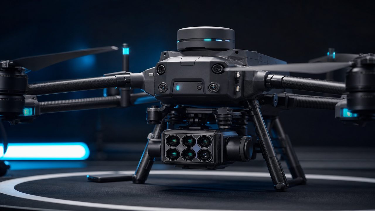 Drone profesional con sensores avanzados